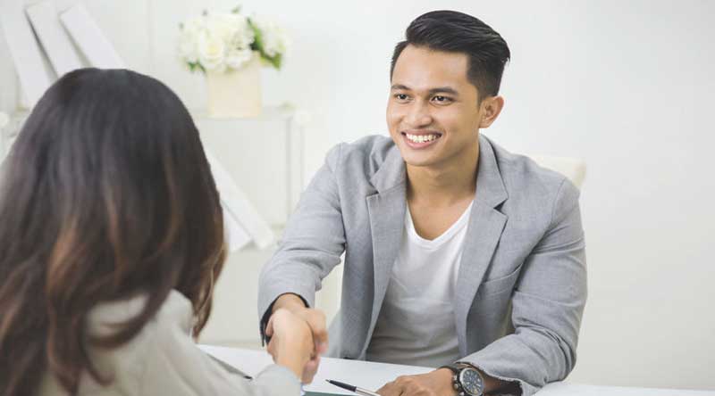 student working on interview prep for you do it write